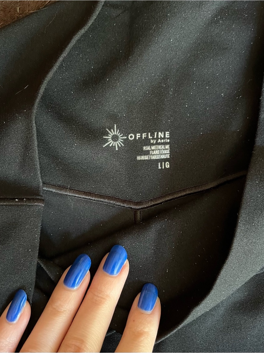OFFLINE By Aerie Real Me High Waisted Crossover Flare Legging - Picture 5 of 5